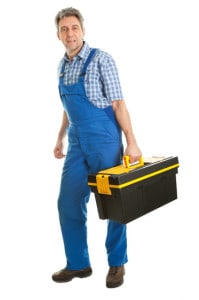 Mouse exterminator with toolbox Mouse exterminator with toolbox