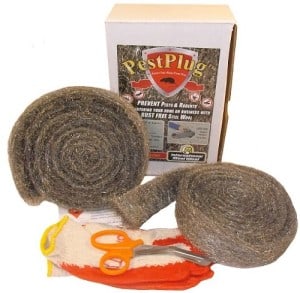 Pestplug 4" X 10' Long, 100% Stainless Steel Wool