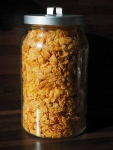 Keep food in tightly sealed containers